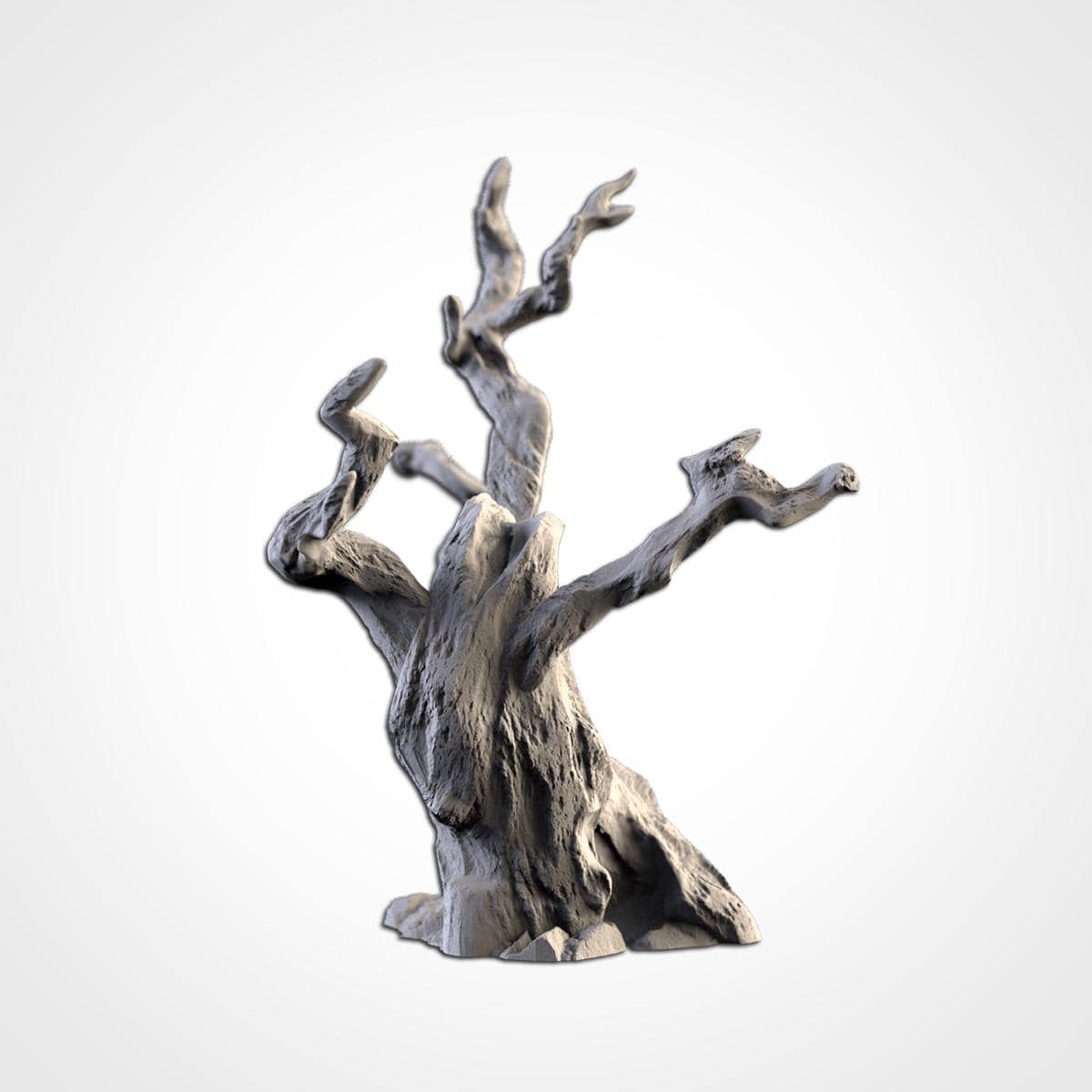 Dead Trees Terrain Set | 32mm Haunted Forest Scenery | Spooky Tabletop RPG Wargaming Trees | Gothic Woods Diorama