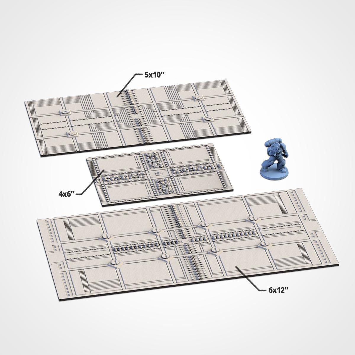 Gothic Cathedral Ruins Terrain 2 | 32mm Ruined Church Wargaming Scenery | Grimdark Tabletop Building | Fantasy & Sci-Fi RPG Diorama Set