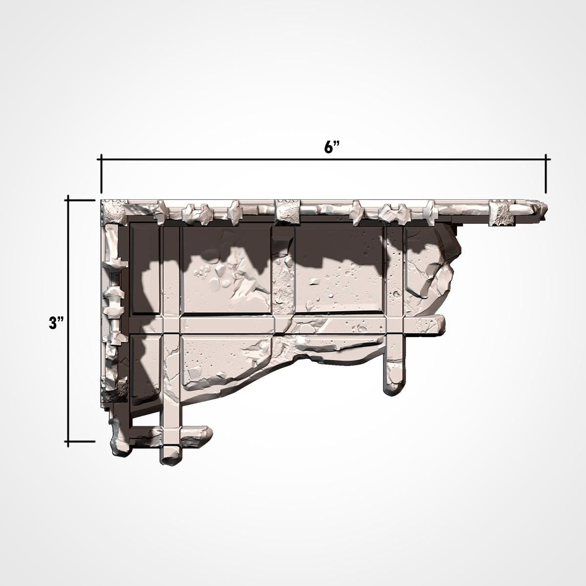 Complete Sci-Fi Ruins Table Terrain Set | 32mm Gothic Industrial Battlefield | Tabletop Wargaming Tournament Layout | Grimdark
