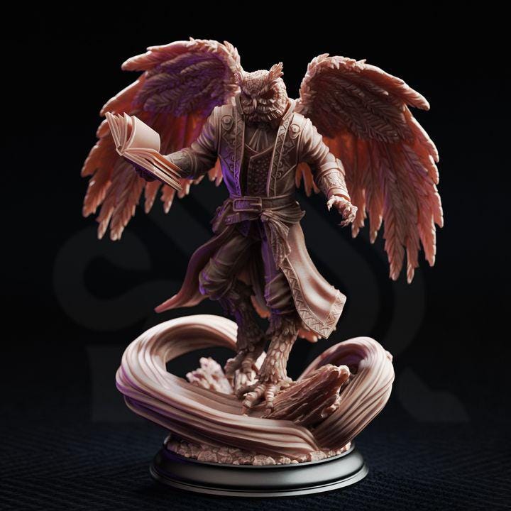 Wizard School Miniature Collection | 21 Mage Academy Resin Minis Bust & Hall Terrain Set | Unpainted Fantasy RPG Bundle | DnD Arcane Set