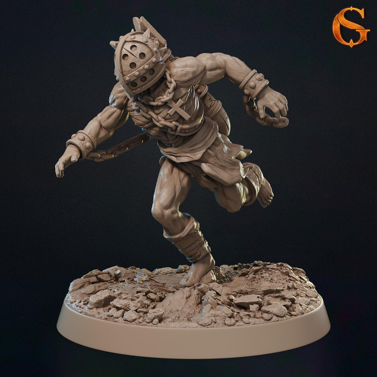Penitents Miniatures | 32mm Norse Cult Infantry Resin Minis | Unpainted Grimdark Zealot Pilgrim Figures | Dark Wargaming Squad Unit