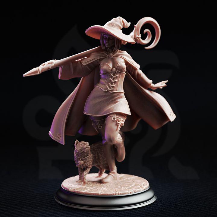 Wizard School Miniature Collection | 21 Mage Academy Resin Minis Bust & Hall Terrain Set | Unpainted Fantasy RPG Bundle | DnD Arcane Set