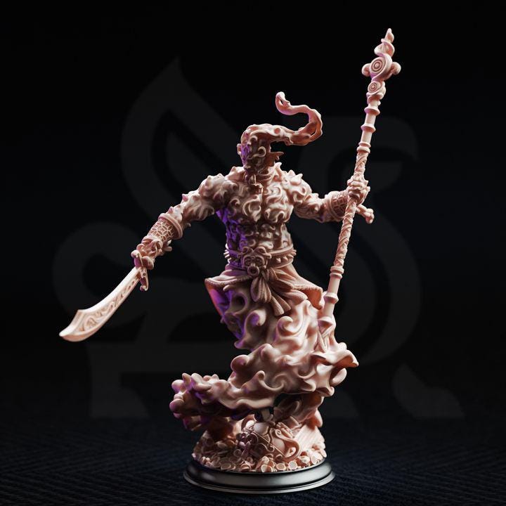 Wizard School Miniature Collection | 21 Mage Academy Resin Minis Bust & Hall Terrain Set | Unpainted Fantasy RPG Bundle | DnD Arcane Set